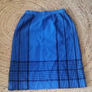Rare✨1970s vintage preppy Madawaska Weavers 100% wool skirt.💙 Size M EUC